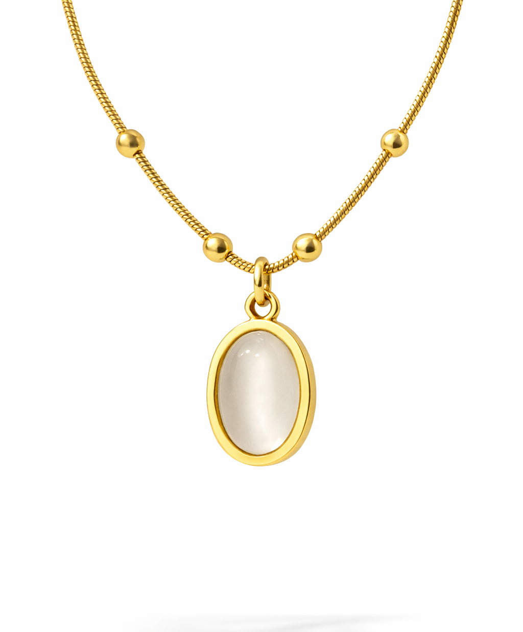 Minimal Oval Pendant