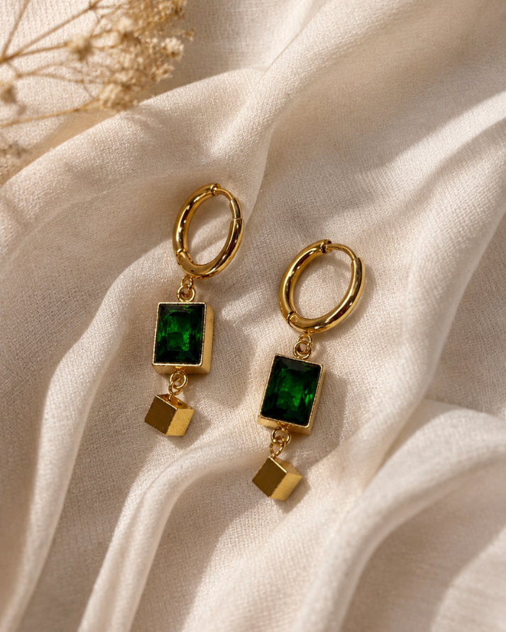 Noir Edge Hoops