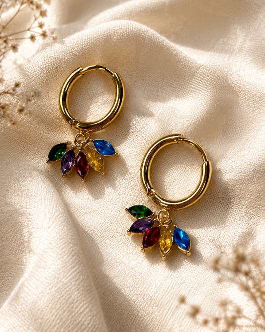 Prism Bloom Hoops