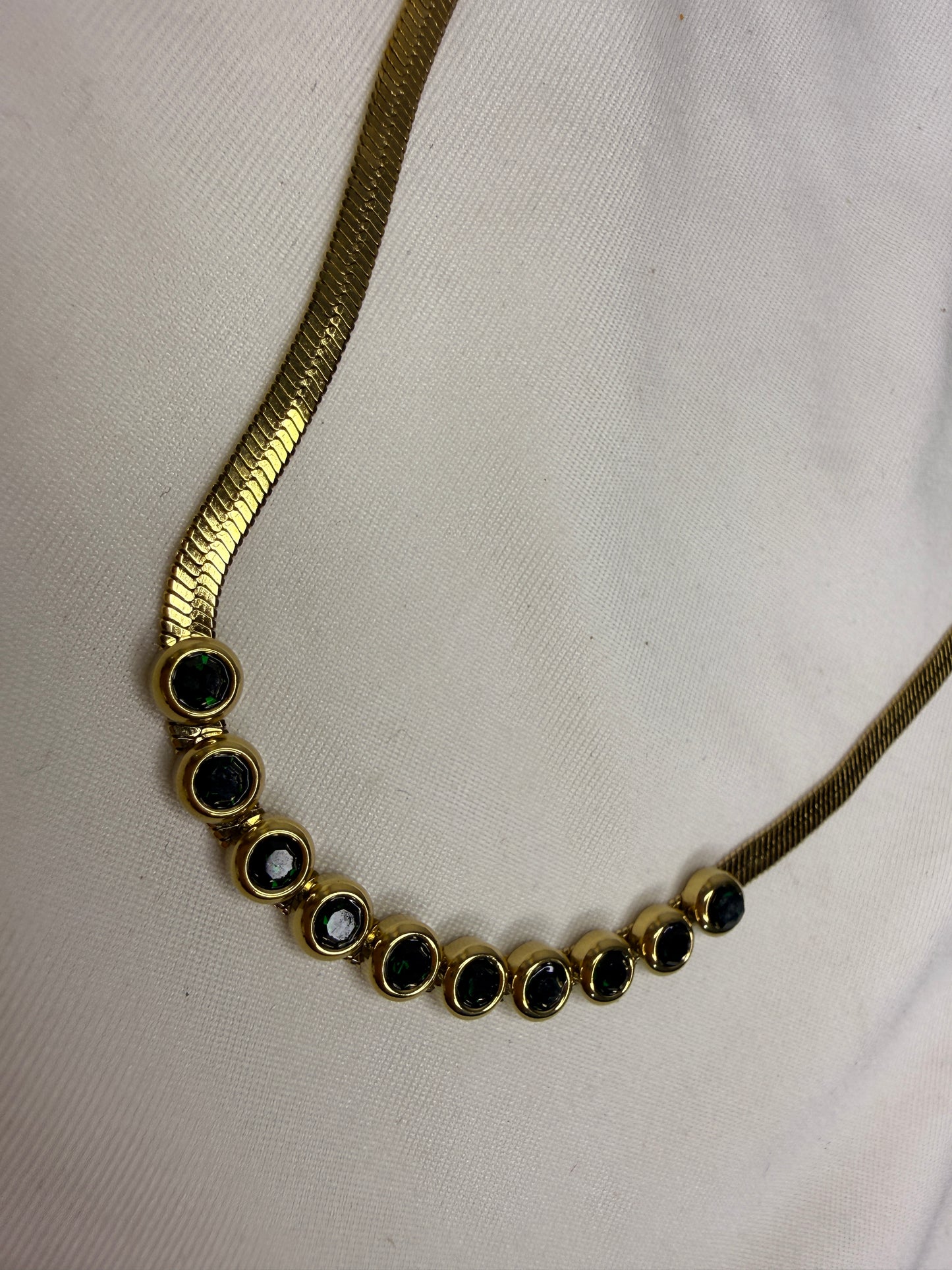 Obsidian Charm Anklet