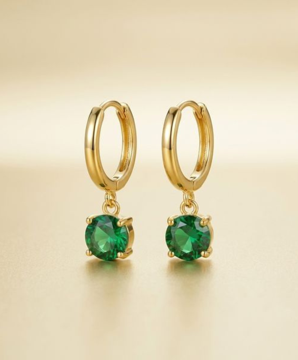 Gold Classic Mini Solitaire Earring