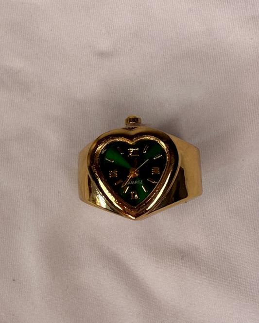 Evergreen Heart Ring
