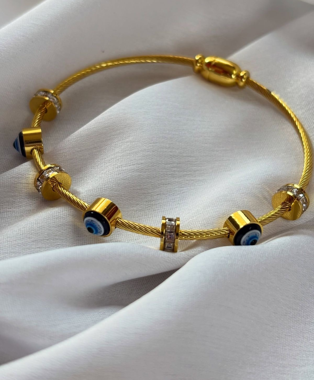 Gold Evil eye Bracelet