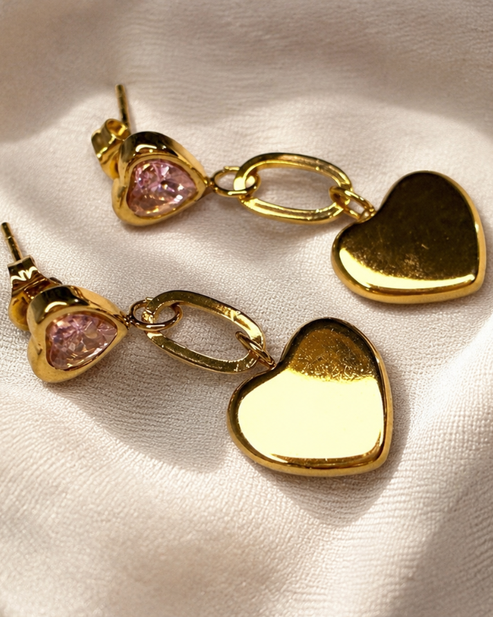 Linked Hearts Huggies