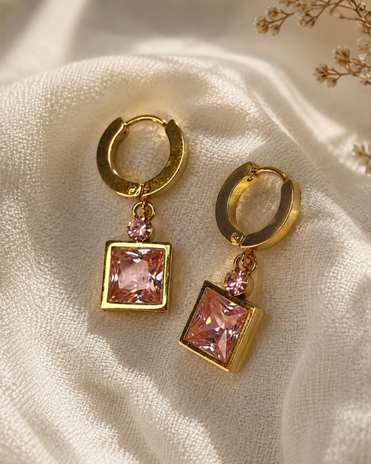 Pink Vault Hoops