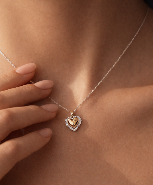 Candy Heart Charm Necklace