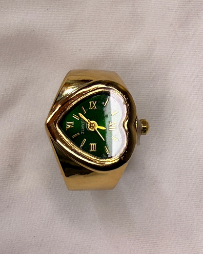 Evergreen Heart Ring