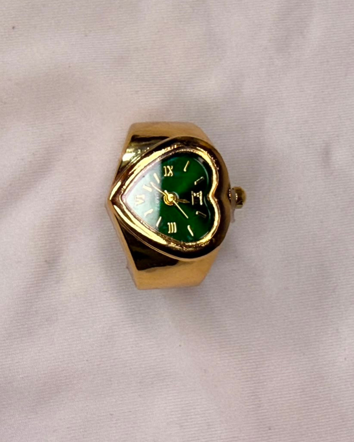 Evergreen Heart Ring