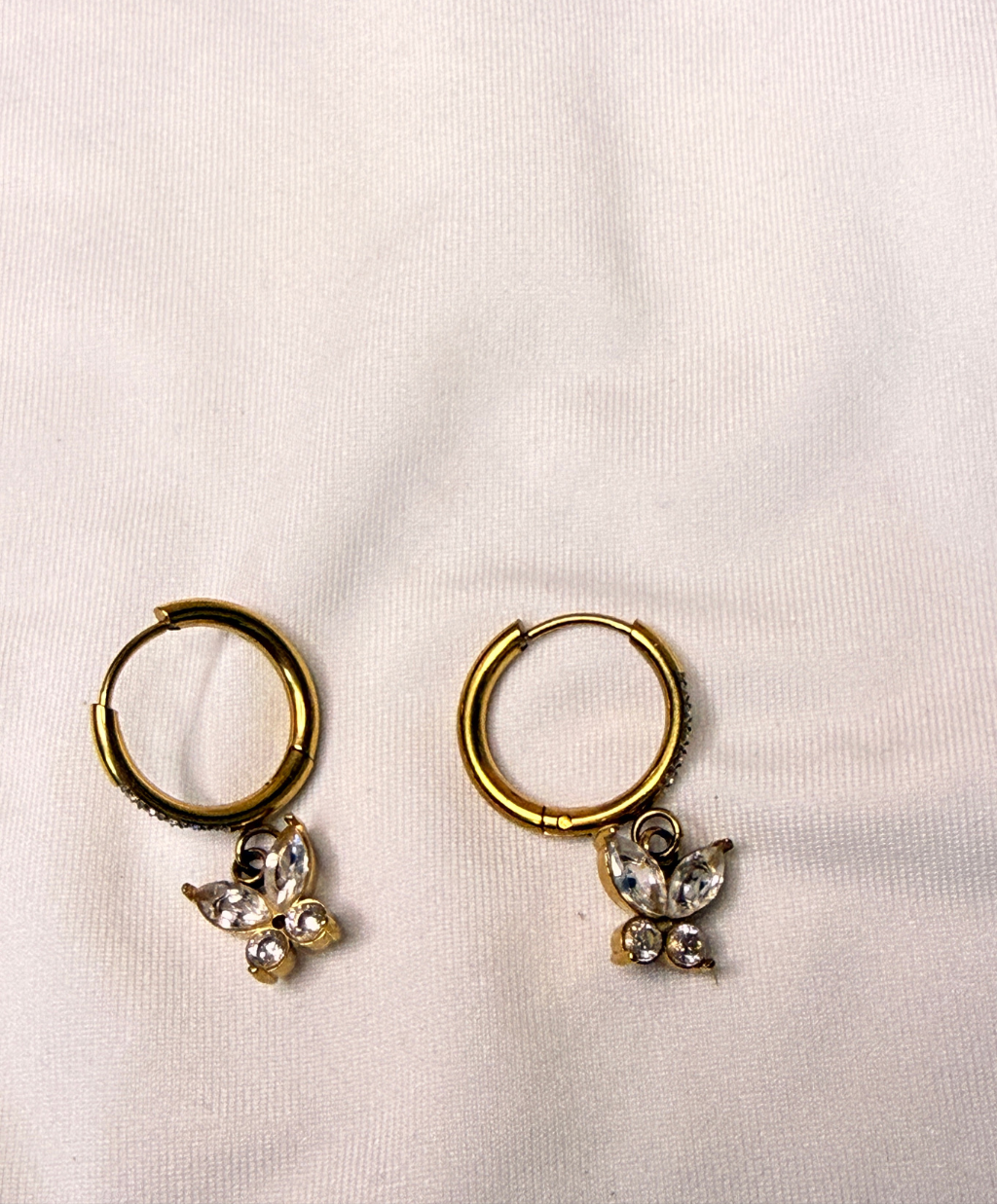 Gold everyday Butterfly earring