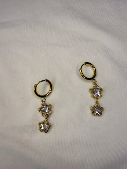 Stellar Drop Hoops