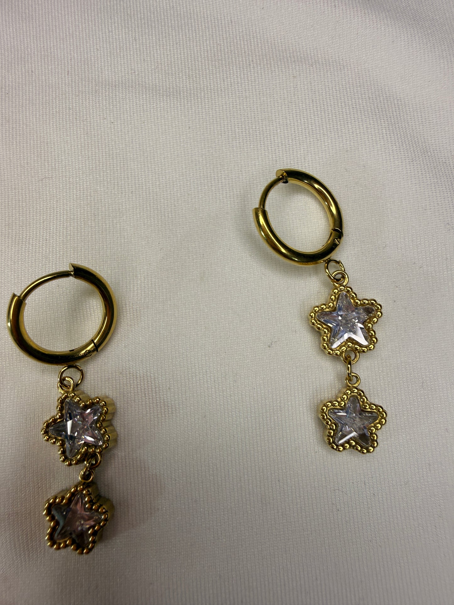Stellar Drop Hoops