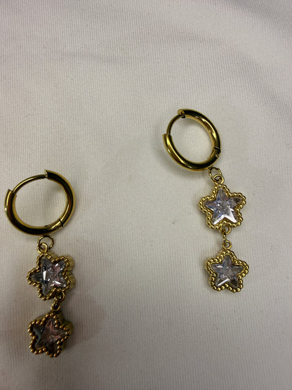 Stellar Drop Hoops