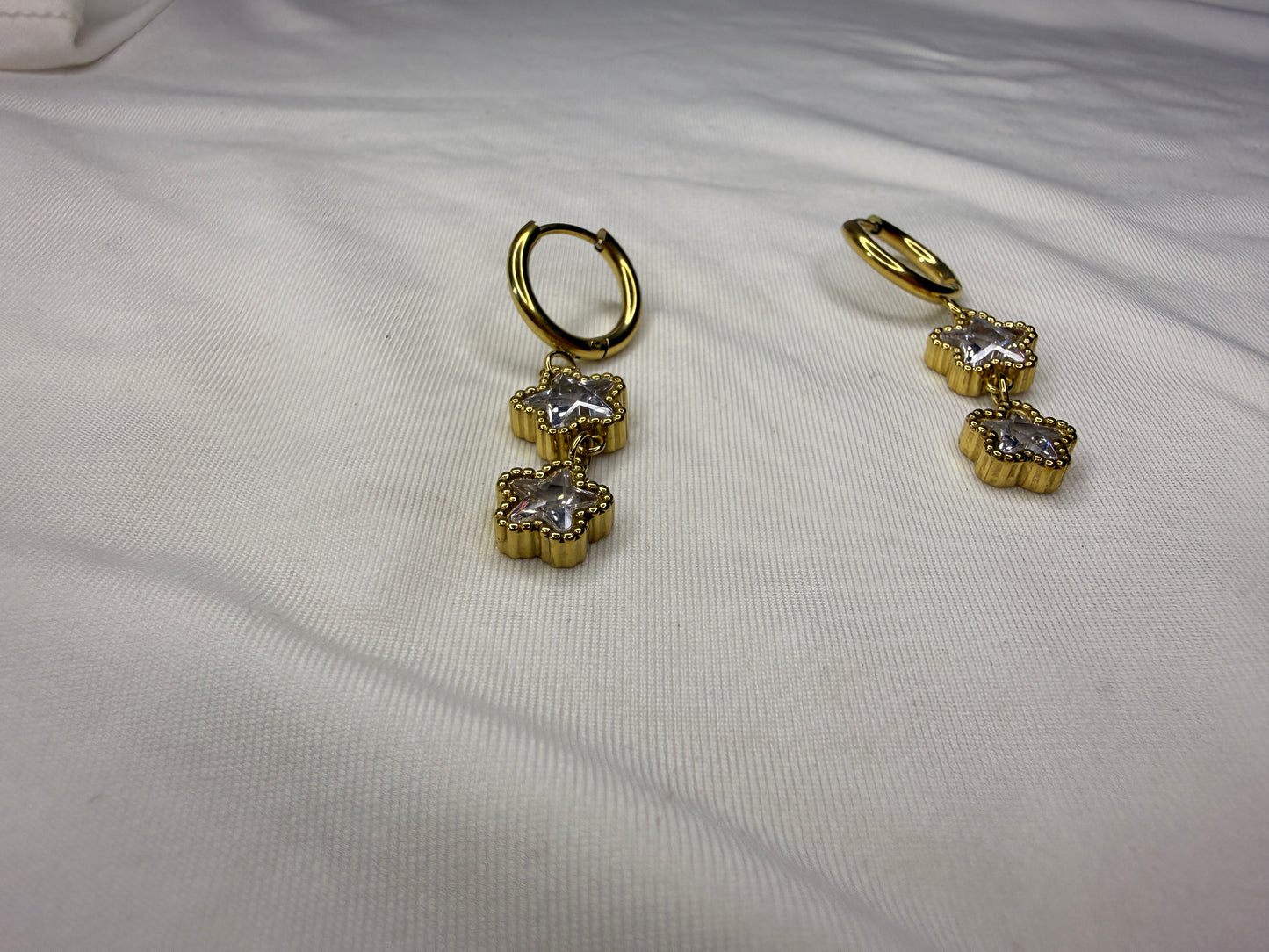 Stellar Drop Hoops