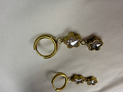 Stellar Drop Hoops