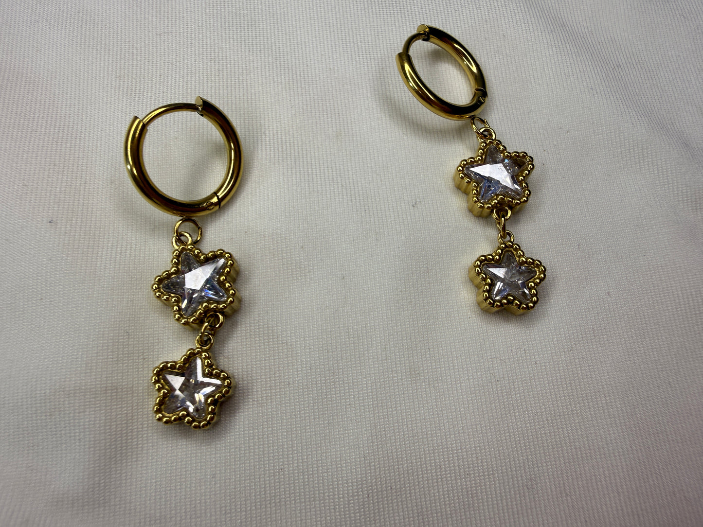 Stellar Drop Hoops