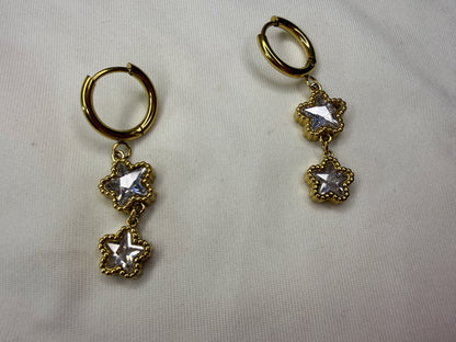 Stellar Drop Hoops