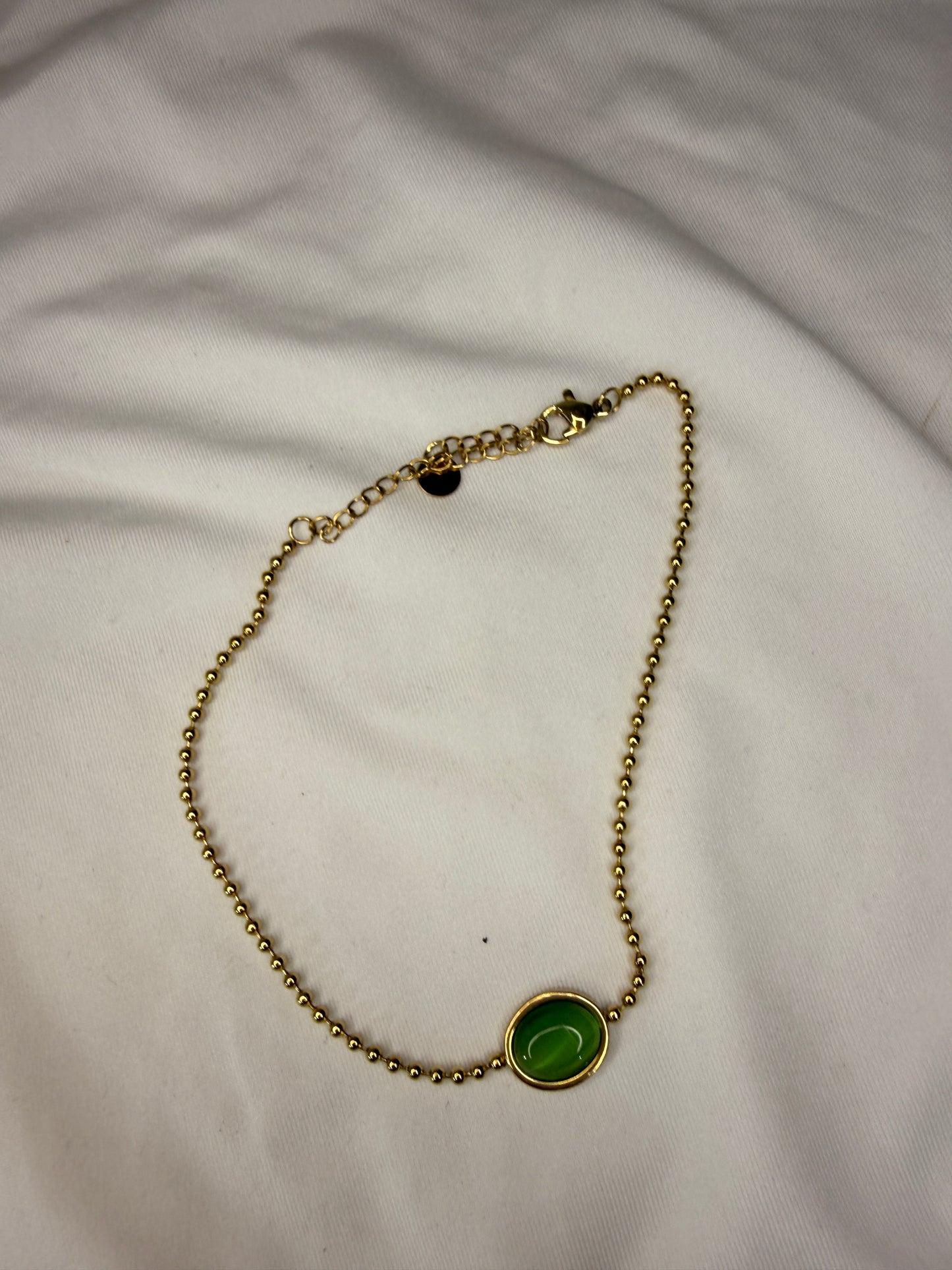 Olive Luxe Anklet
