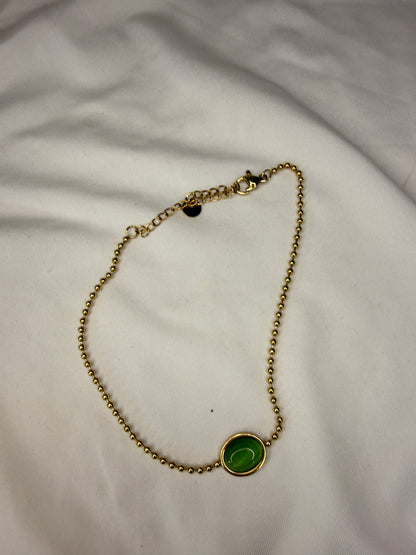 Olive Luxe Anklet