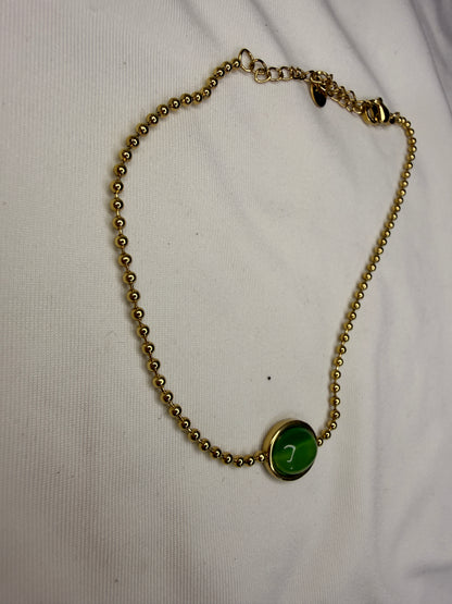 Olive Luxe Anklet