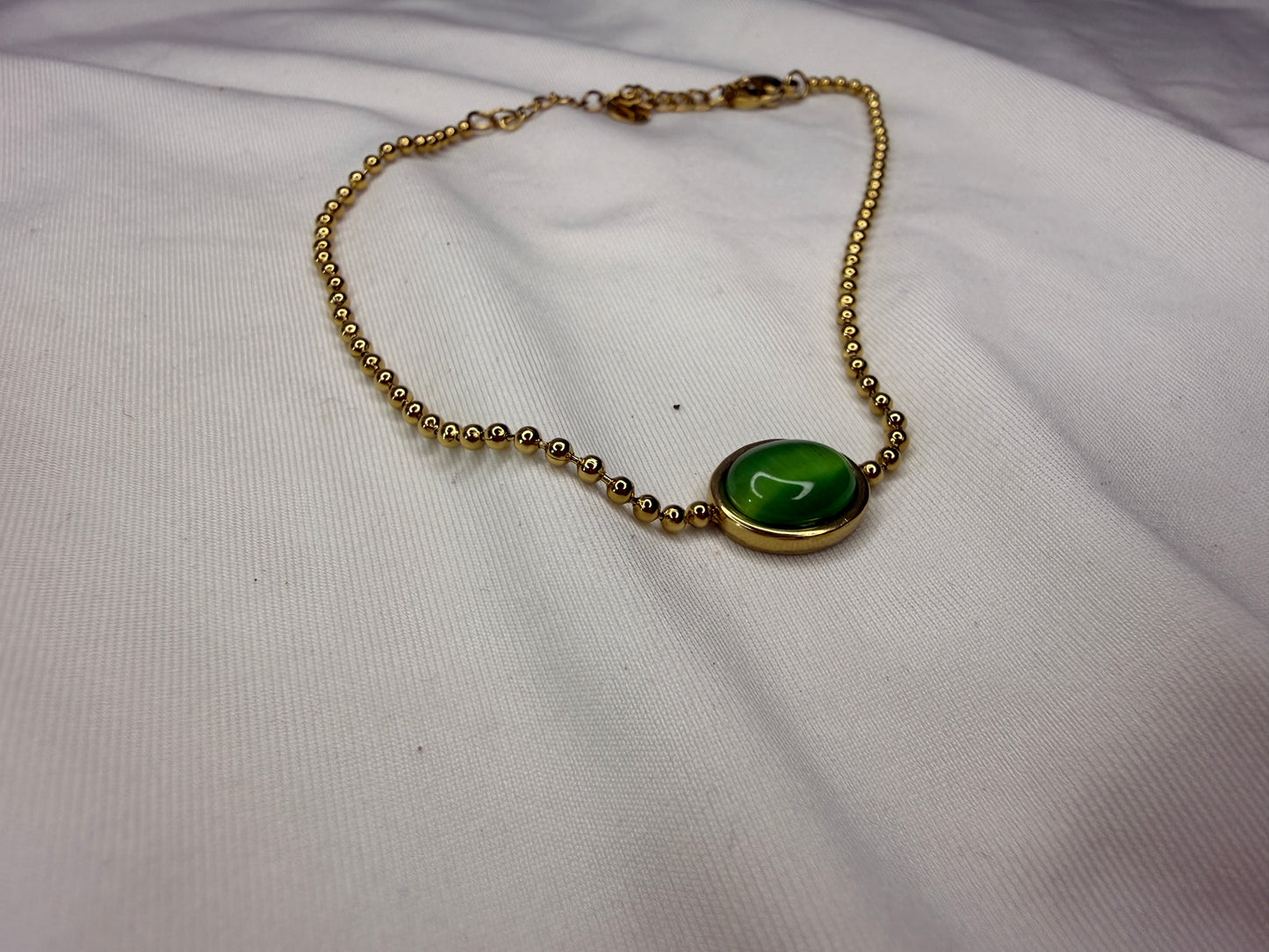 Olive Luxe Anklet
