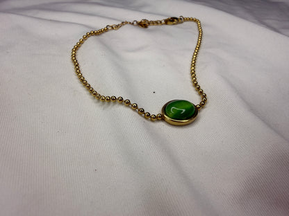 Olive Luxe Anklet