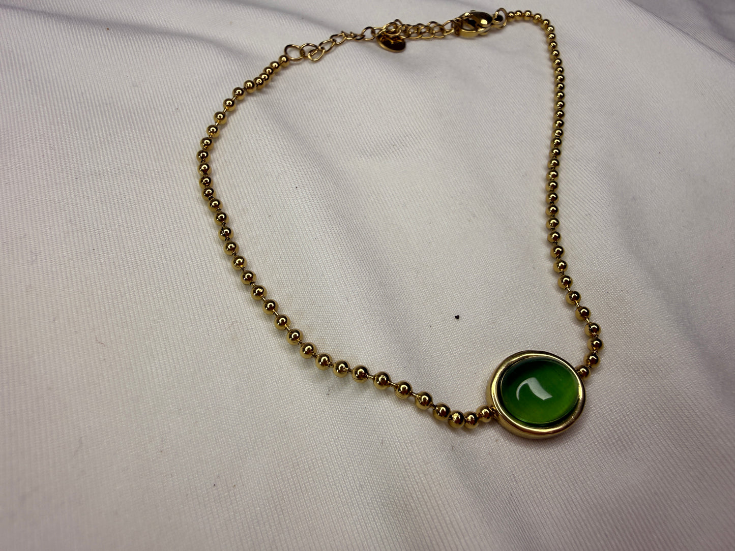 Olive Luxe Anklet