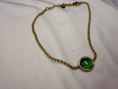 Olive Luxe Anklet