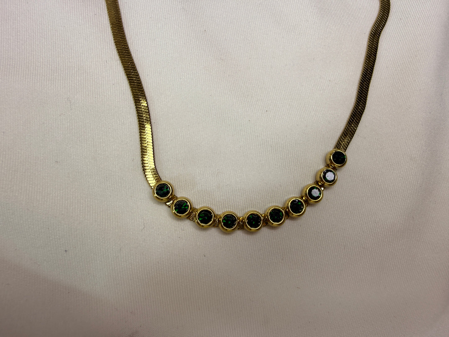 Obsidian Charm Anklet