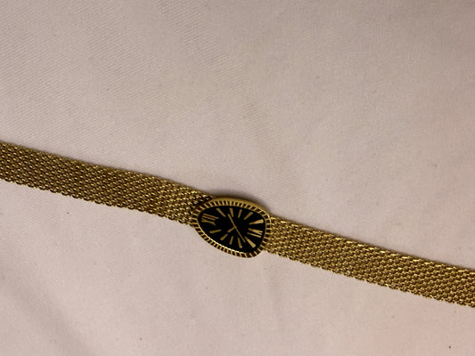 Onyx Tear Watch Bracelet