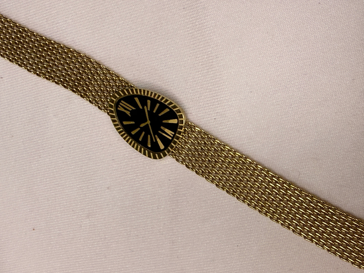 Onyx Tear Watch Bracelet