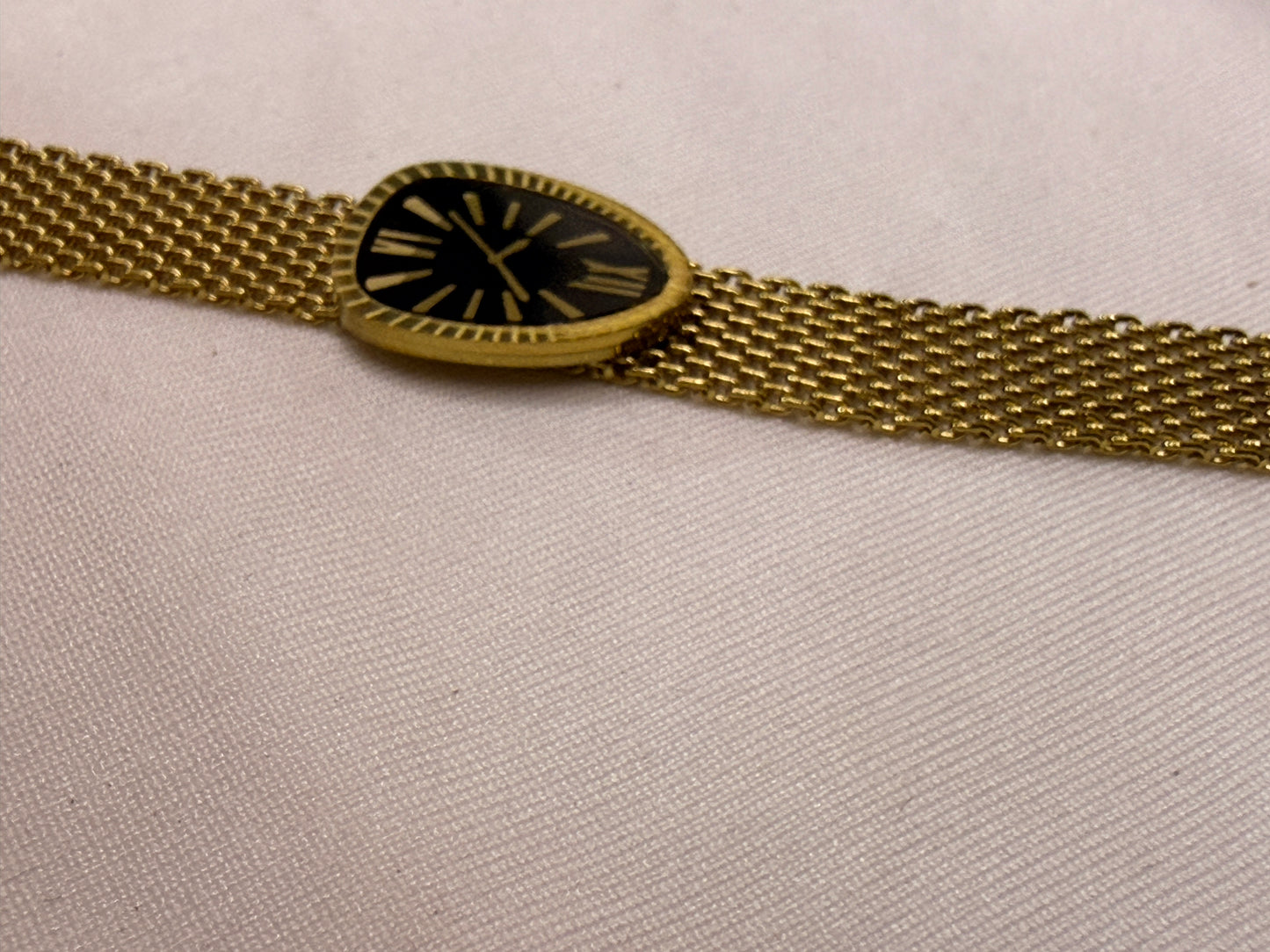 Onyx Tear Watch Bracelet