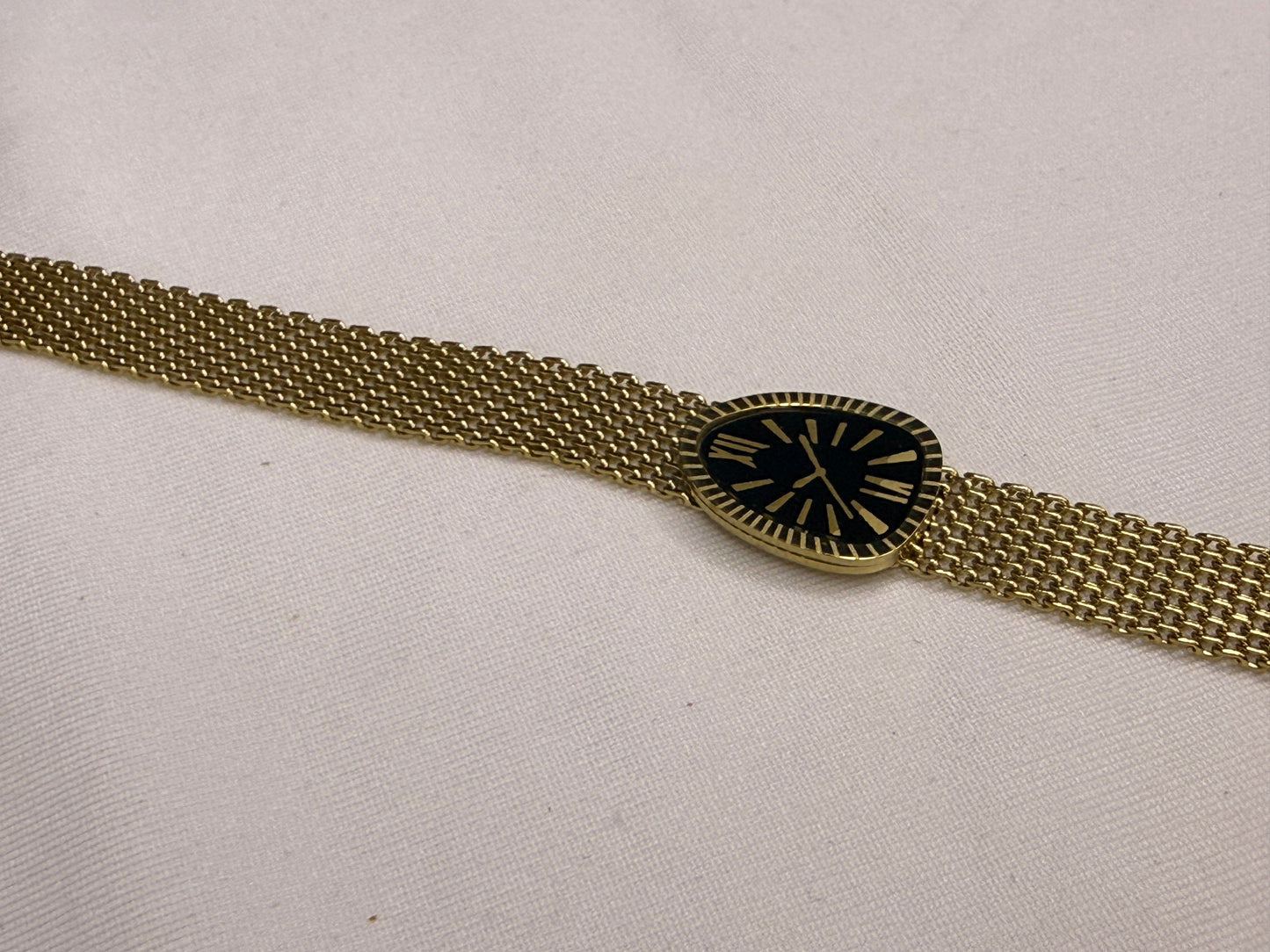 Onyx Tear Watch Bracelet
