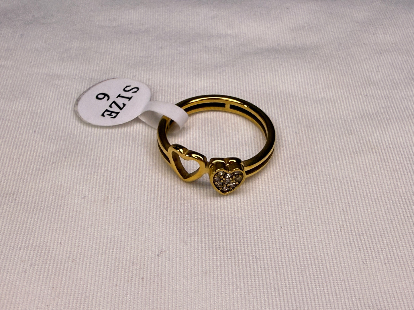 Twin Heart Ring