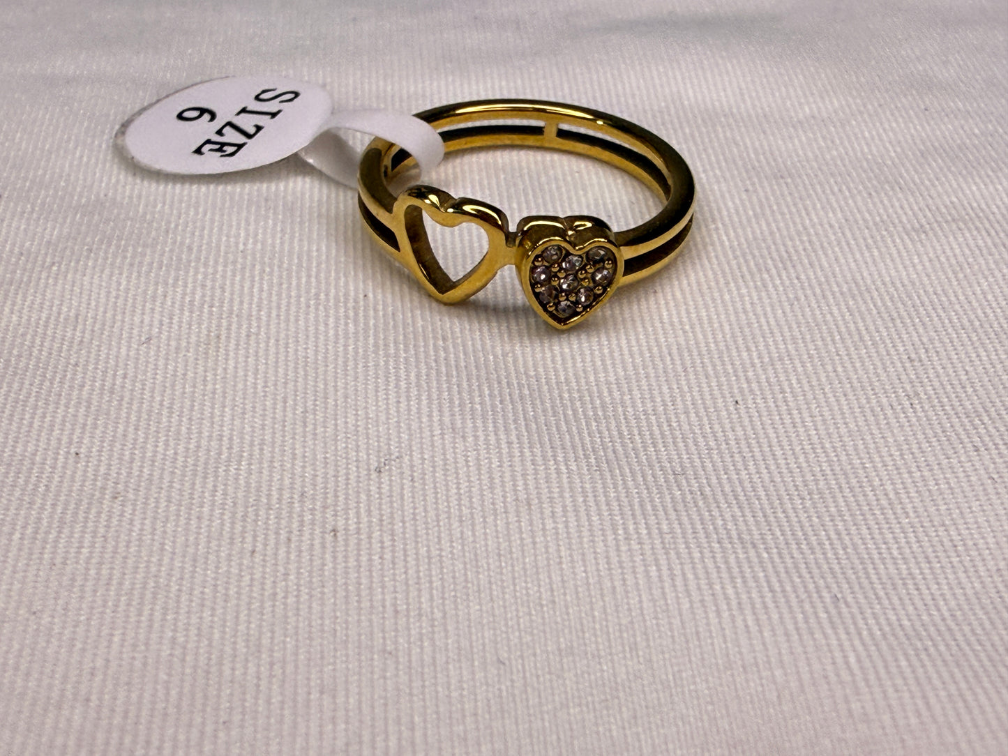 Twin Heart Ring