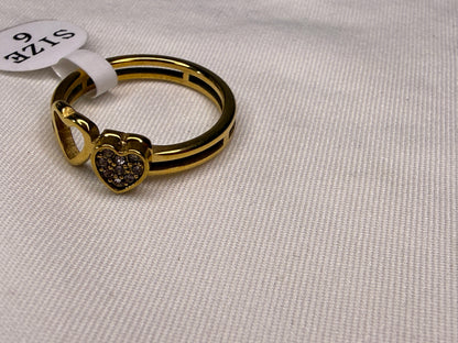 Twin Heart Ring