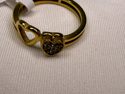 Twin Heart Ring