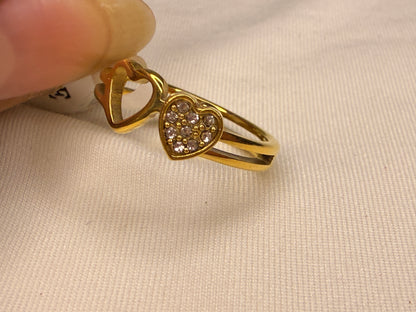 Twin Heart Ring