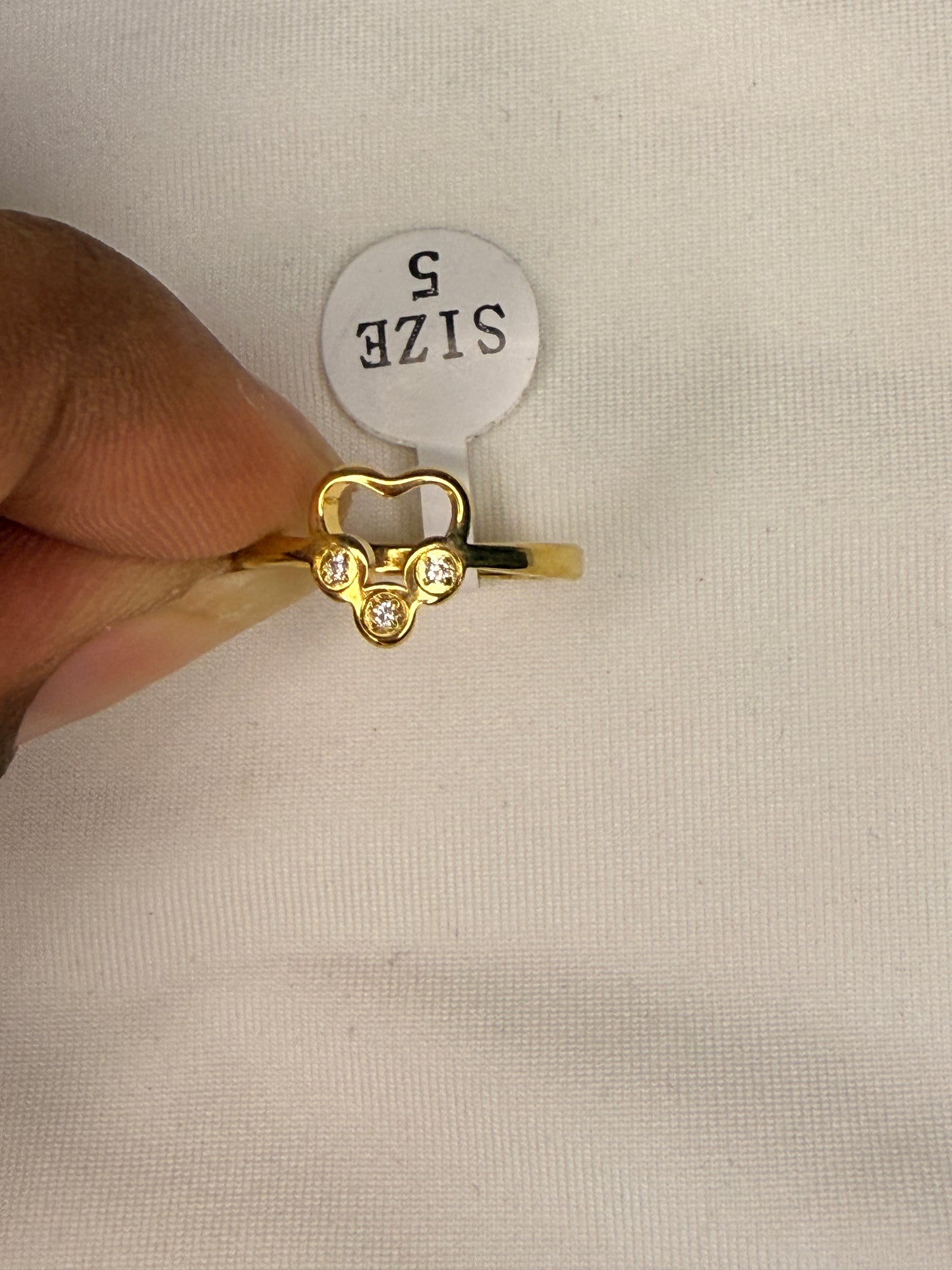 Trinity Heart Ring