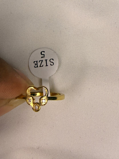 Trinity Heart Ring