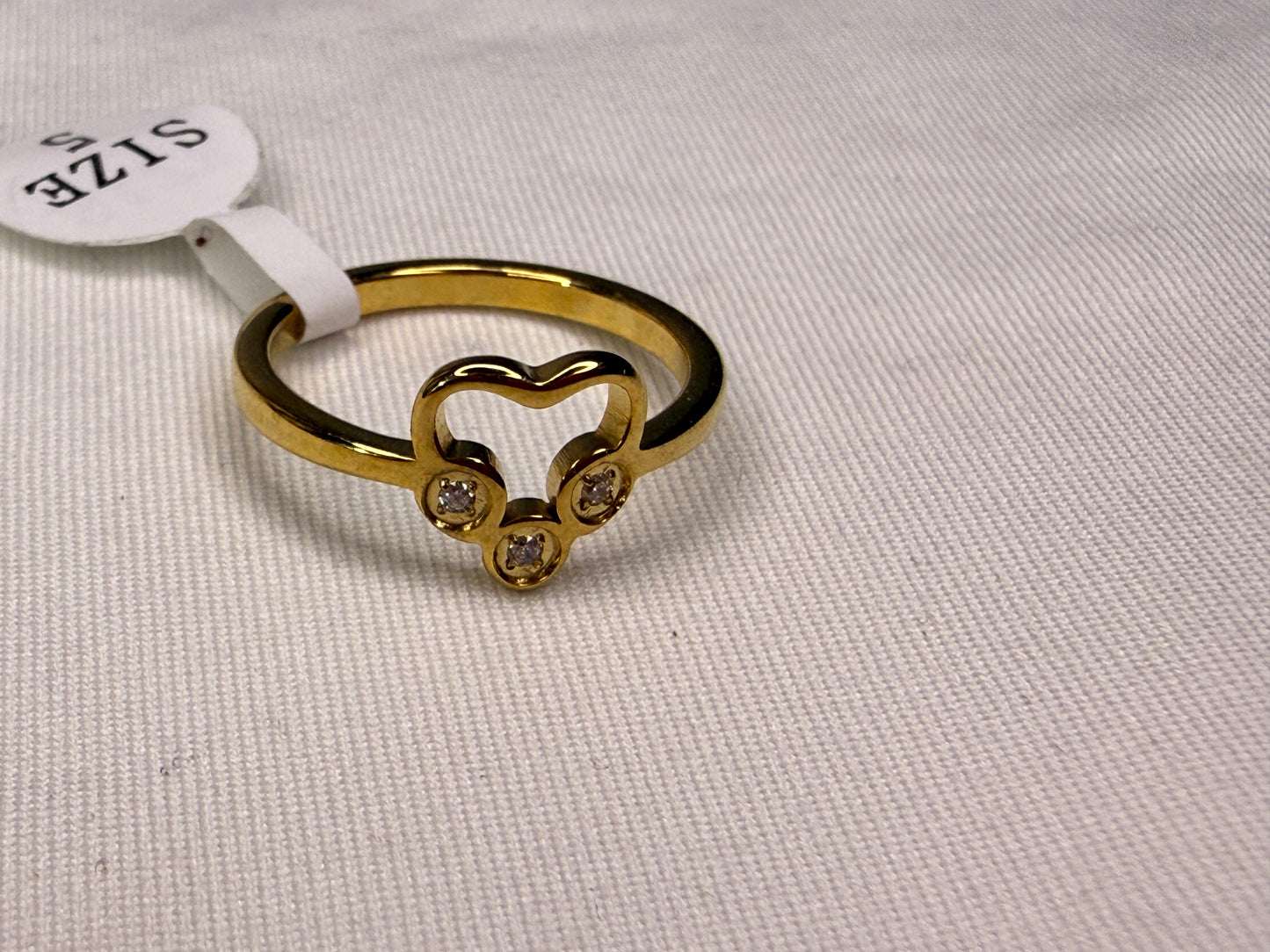 Trinity Heart Ring