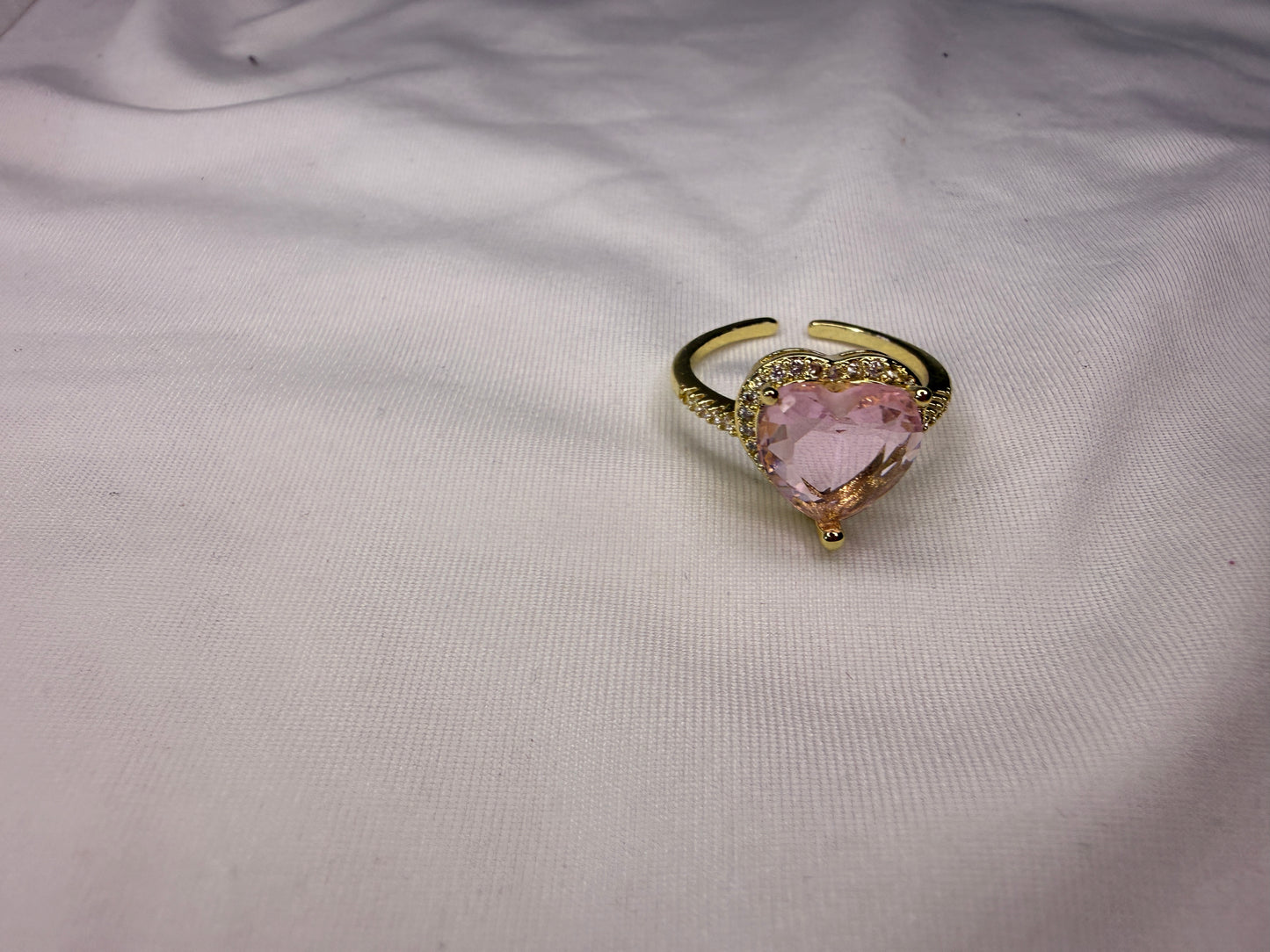 Blush Heart Ring