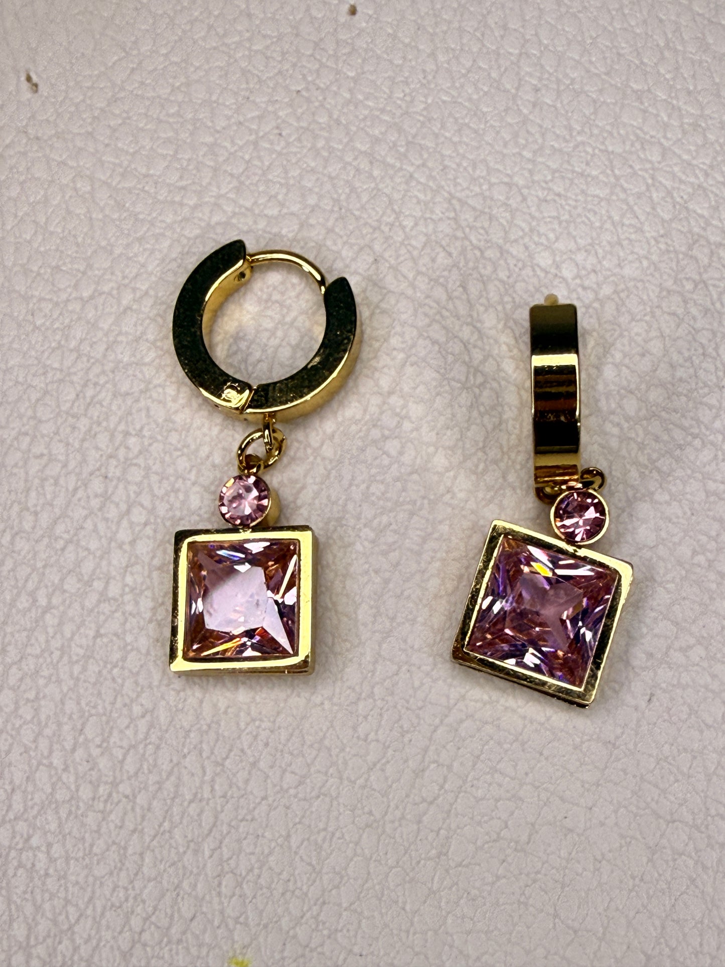 Pink Vault Hoops