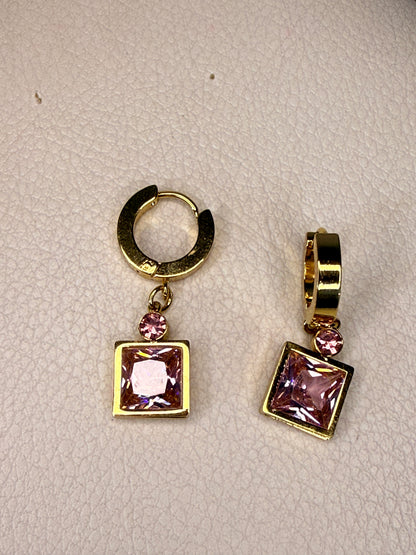 Pink Vault Hoops