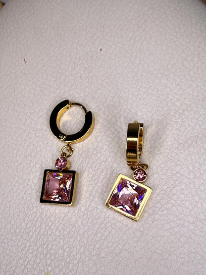 Pink Vault Hoops