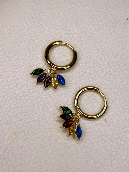 Prism Bloom Hoops