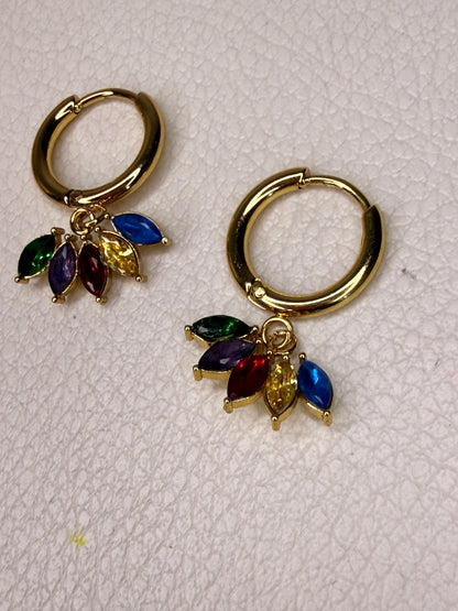 Prism Bloom Hoops