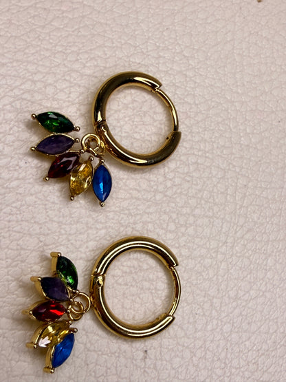 Prism Bloom Hoops